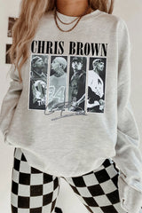 Chris Brown Concert Merch Sweatshirt For Women