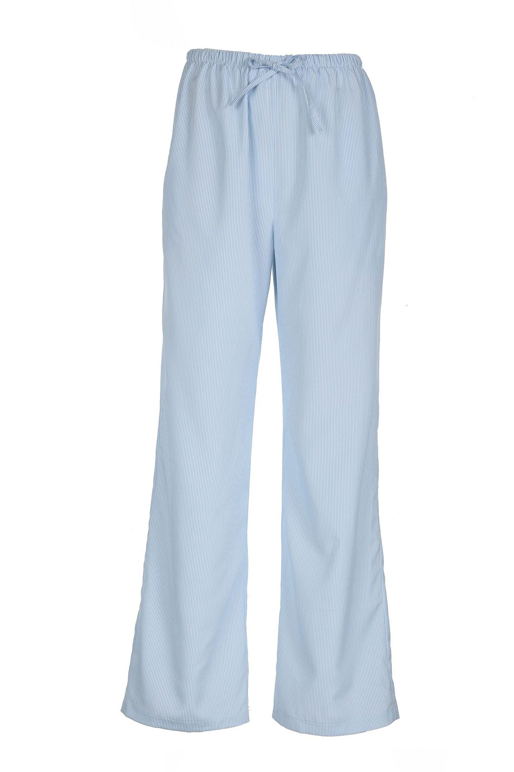 contrast drawstring loose straight woven fashion casual trousers