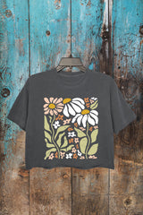 Daisy Floral Crop Top For Women