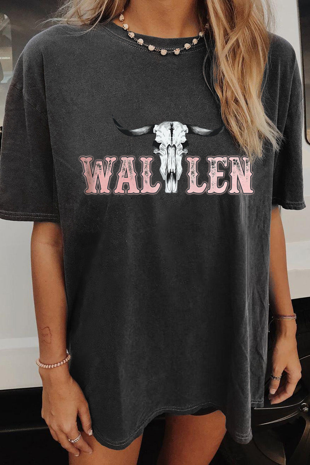 Vintage Wallen Western T-shirt For Women