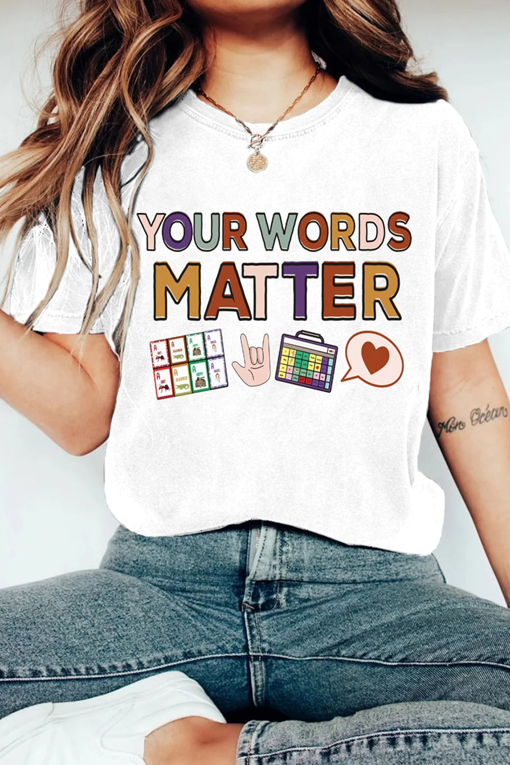 Your Words Matter Educational Shirt