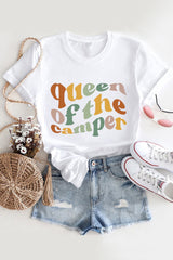 Queen Of The Camper T-shirt For Women