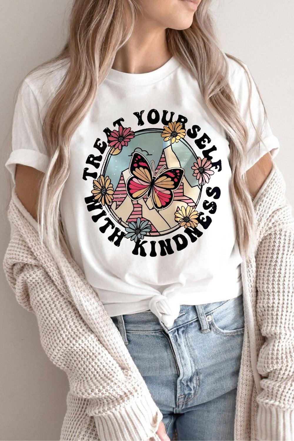 Treat Yourself With Kindness T-shirt For Women