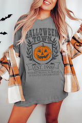 Halloween Town Spooky Pumpkin Tee For Women