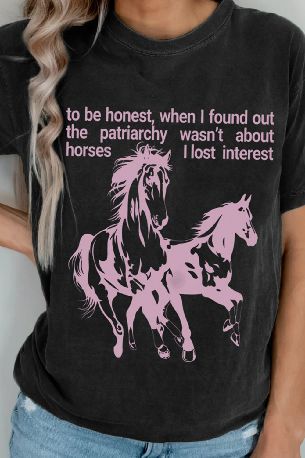 The Original Horses Are Not The Patriarchy Tee For Women