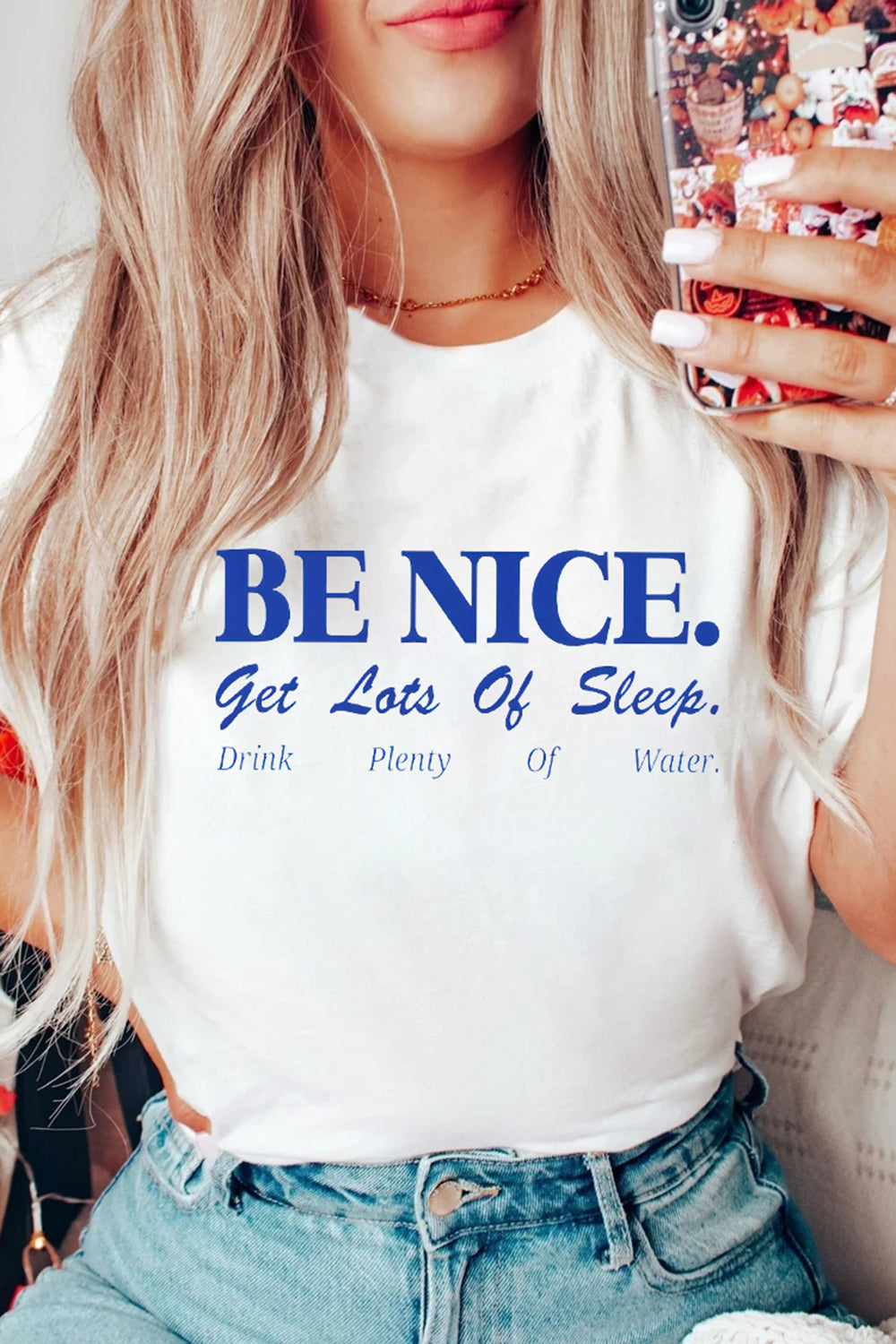 Be Nice Get Lots Of Sleep Tee For Women