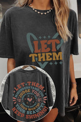 Let Them Keep Shining Inspirational Self Worth Self Love Tee For Women