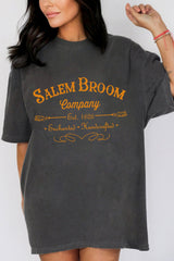 Halloween Salem Broom Company Tee For Women