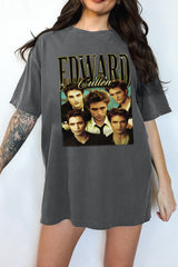 Retro Edward Cullen Graphic Tee For Women