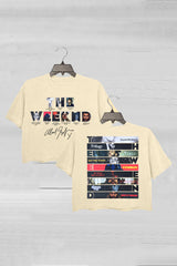 The Weeknd Album Hurry Up Tomorrow Crop Tee For Women