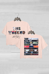 The Weeknd Album Hurry Up Tomorrow Crop Tee For Women