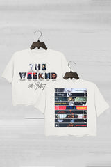 The Weeknd Album Hurry Up Tomorrow Crop Tee For Women