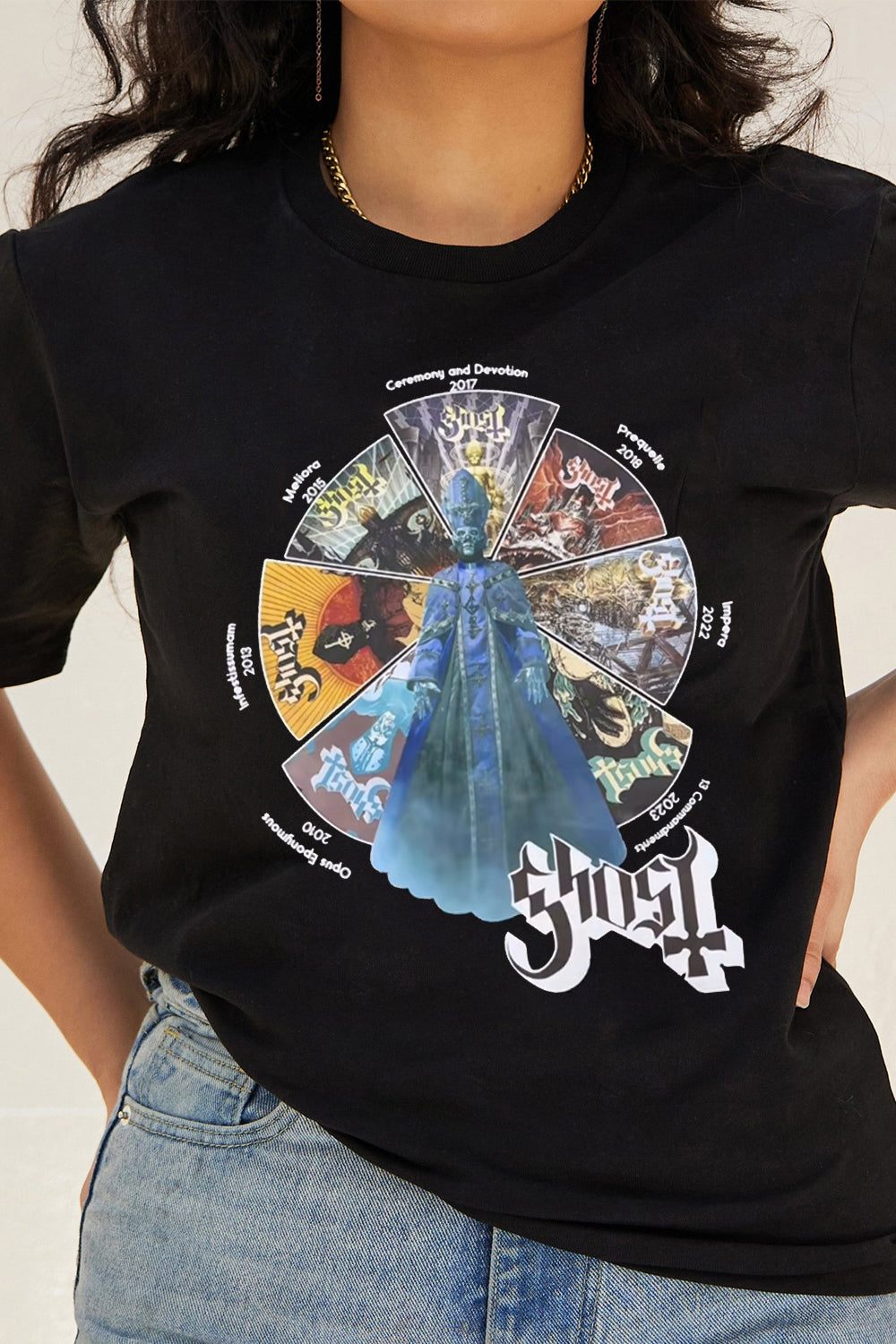 🎶🖤 ghostband t-shirt