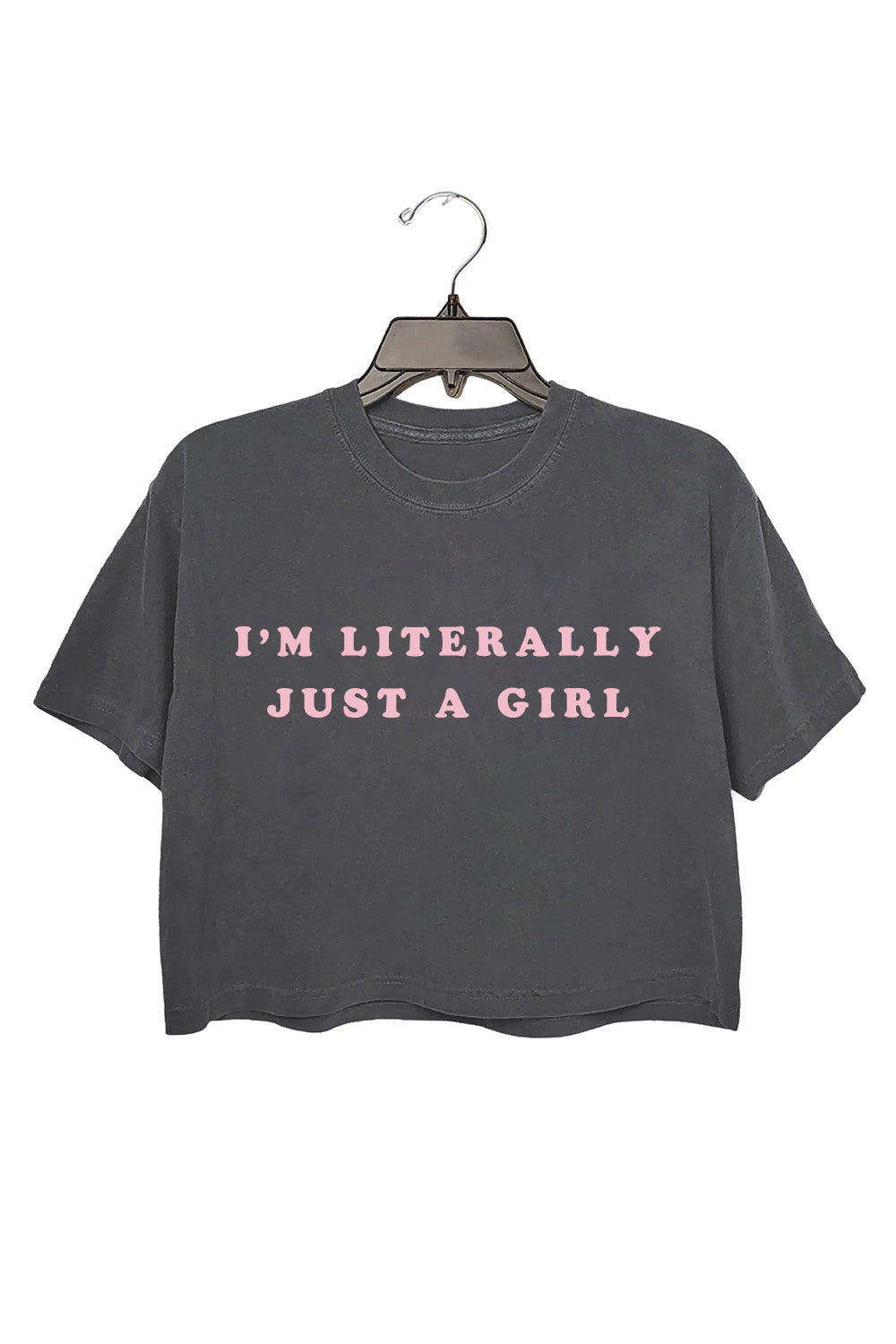 “I’m literally just a sirl” Crop Top For Women
