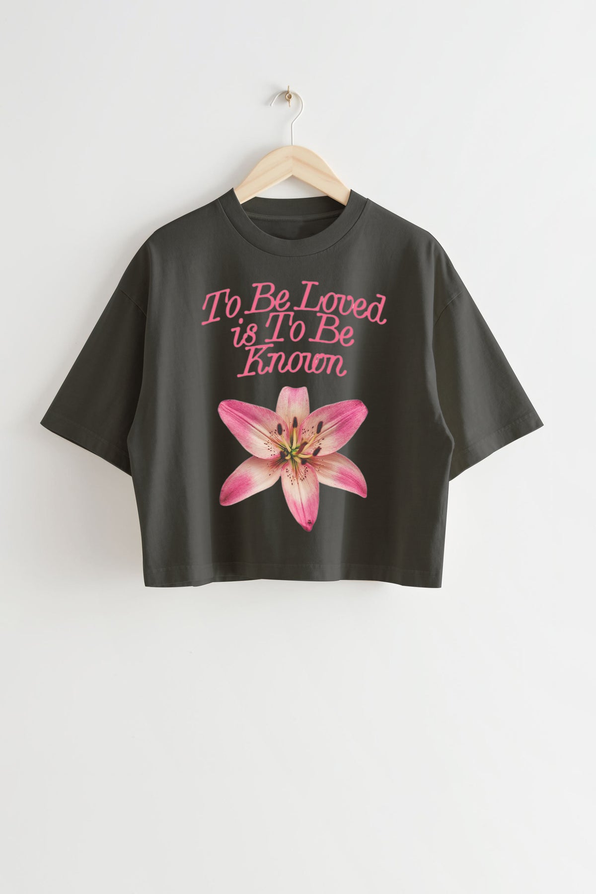 To be loved is to be known Crop Top For Women