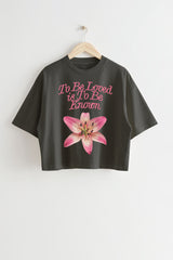 To be loved is to be known Crop Top For Women