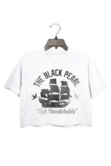 The Black Pearl Untouchable Crop Top For Women