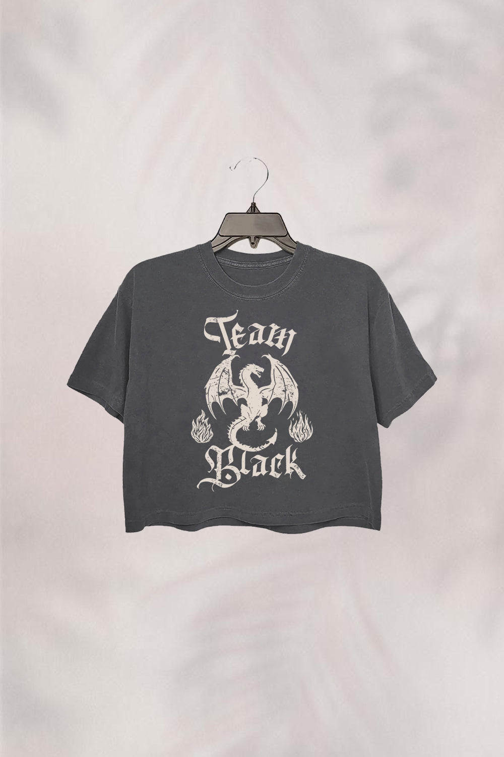 Team black CROP TOP FOR WOMEN