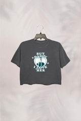 BUT DADDY I LOVE HIM DOFH Crop Top For Women