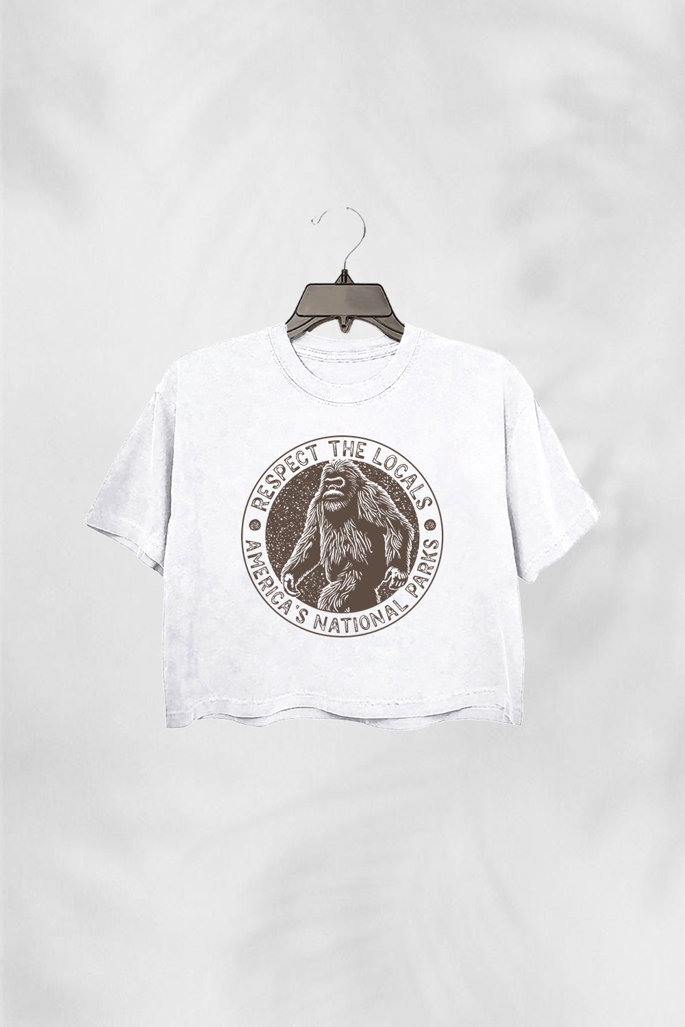 Respect The Locals Bigfoot Crop Top For Women
