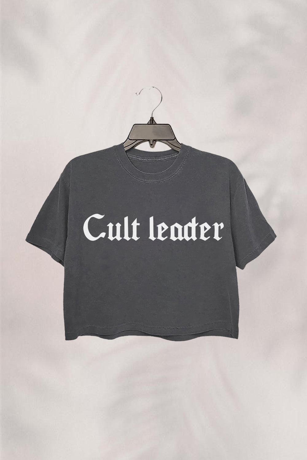 Goth Cult Leader  CROP TOP FOR WOMEN