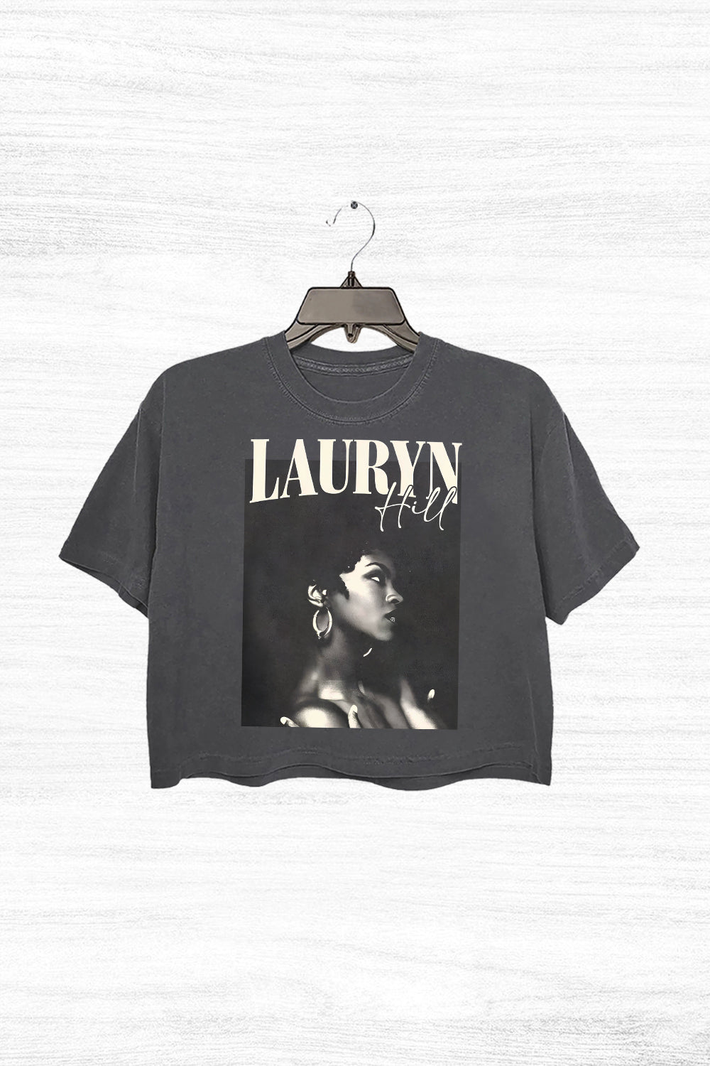 Lauryn 90s Graphic Music Crop Top For Women