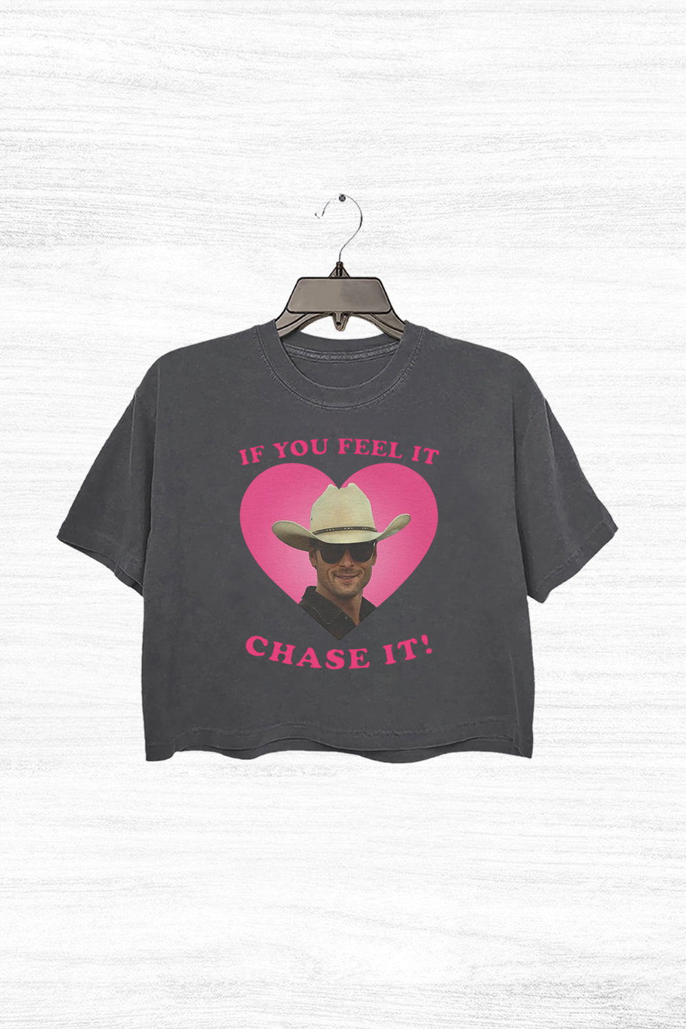 If you feel it chase it Glen Powell as Tyler Owens Twisters Crop Top For Women