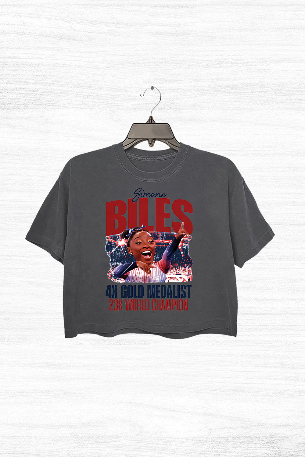 Simone Biles Summer Olympic Games Bootleg Crop Top For Women