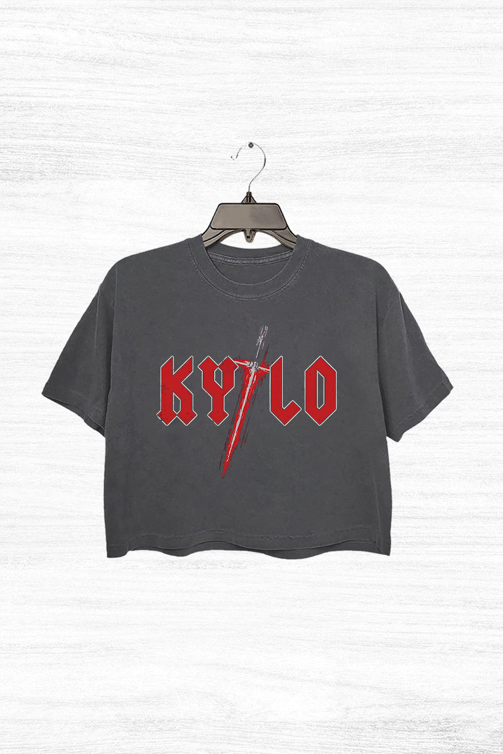 Kylo Ren with Lightsaber Star Wars  Crop Top For Women