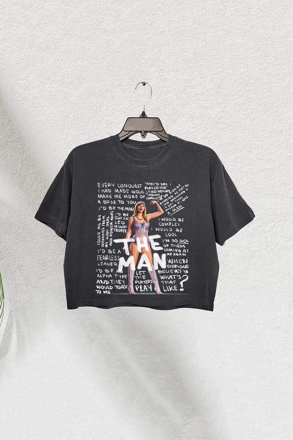 Taylor Swifts The Man Essential Crop Tee For Women