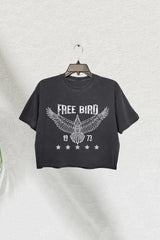 Free Bird Crop Tee For Women