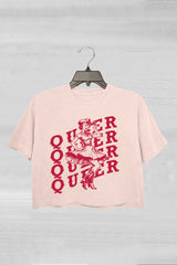 Queer Pride 90s Crop Tee For Women