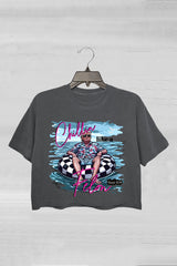 Chillin Like A FELON Crop Tee For Women