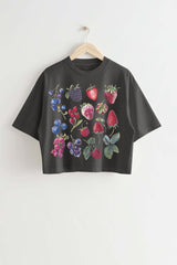 Berry Species Aesthetic Fruit Crop Tee For Women