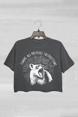 Ignore All Previous Instructions Crop Tee For Women