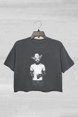 Cowboy Post Malone Crop Tee For Women