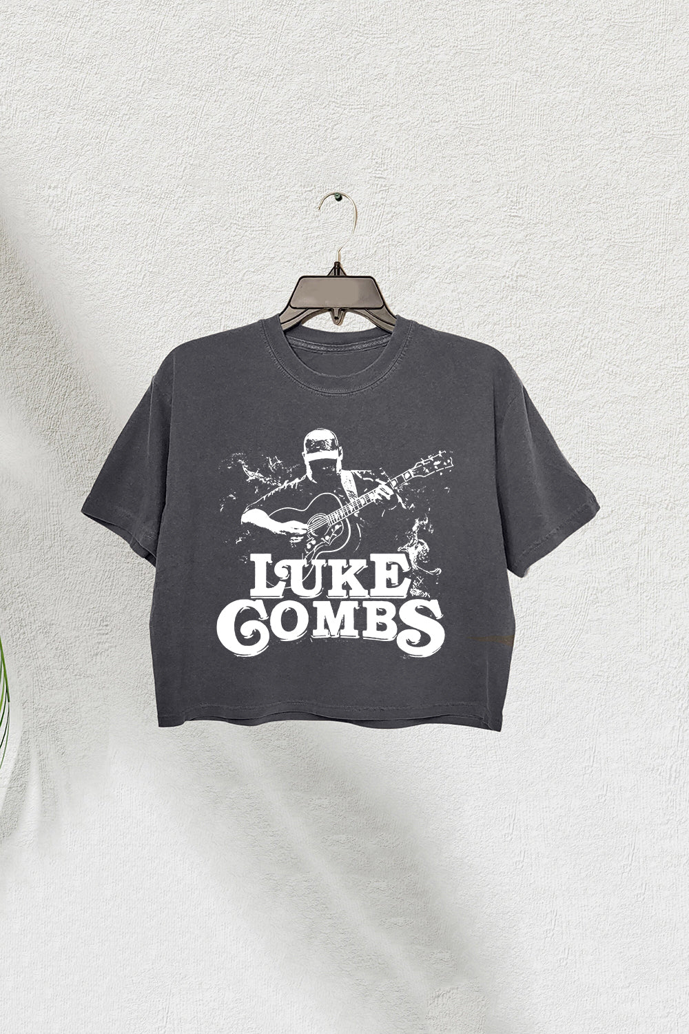 Retro Luke Combs 2024 Tour Crop Tee For Women