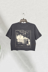 Ethell Sun Bleached Flies Album Preacher's Graphic Retro 90s Crop Tee For Women