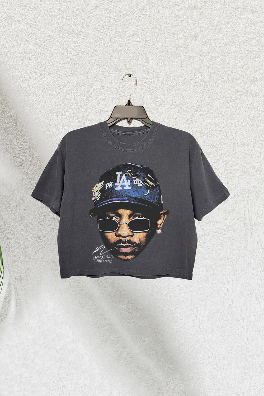 Vintage Kendrick Lamar Graphic Crop Tee For Women