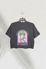 Nothing To Be Proven Just Want To Grow Crop Tee For Women