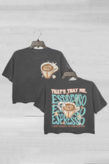 That’s That Me Espresso Concert Crop Tee For Women