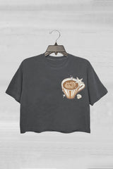 That’s That Me Espresso Concert Crop Tee For Women