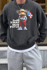 Bad Bunny DTMF Frog Flag Sweatshirt For Men