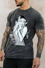 sabrina Washed short sleeve T-shirt