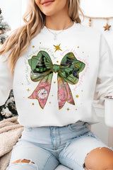 Coquette Bow Because I Know You I Have Been Change For Good Fleece Sweatshirt For Women