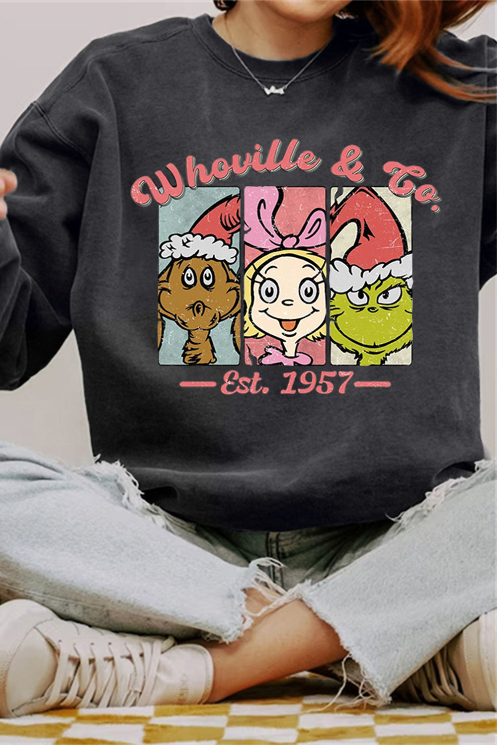 Whovillee University Christmas Sweatshirt For Women