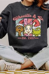 Whovillee University Christmas Sweatshirt For Women