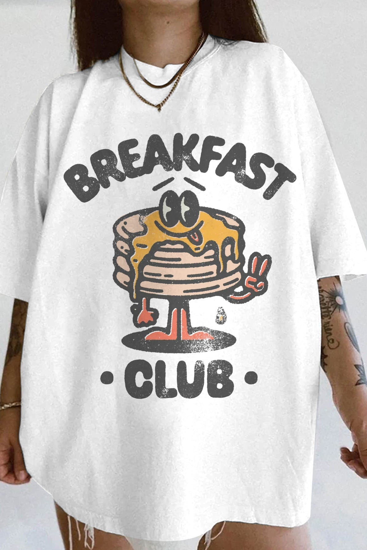 Breakfast Club Aesthetic Bohemian Retro Vintage Tee For Women