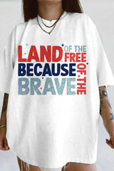 4th of July Tee For Women