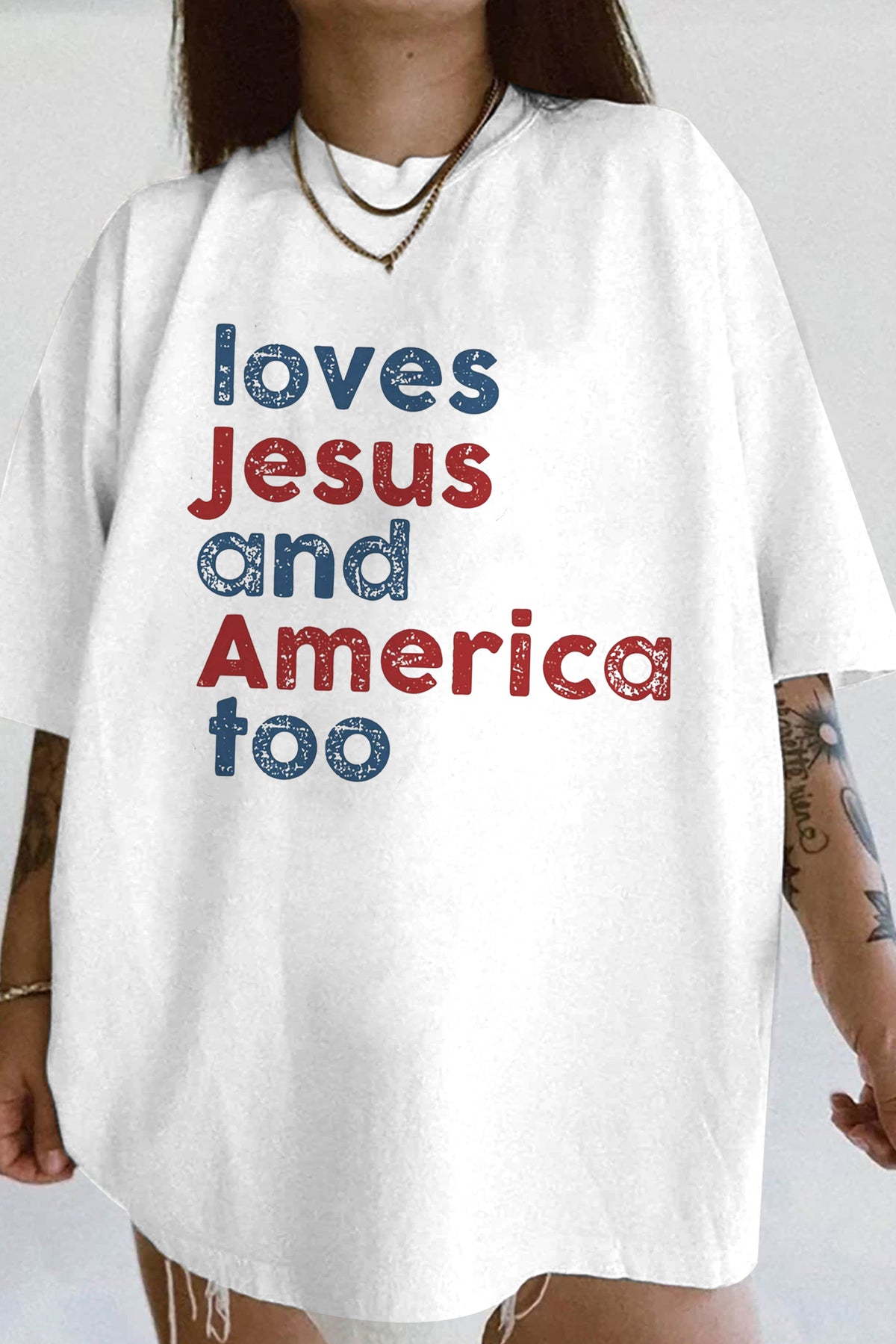 4th of July Tee For Women